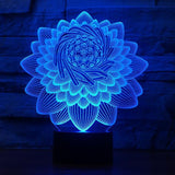 Spiral Lotus Flower iYoganic.com