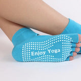Blue Yoga Socks