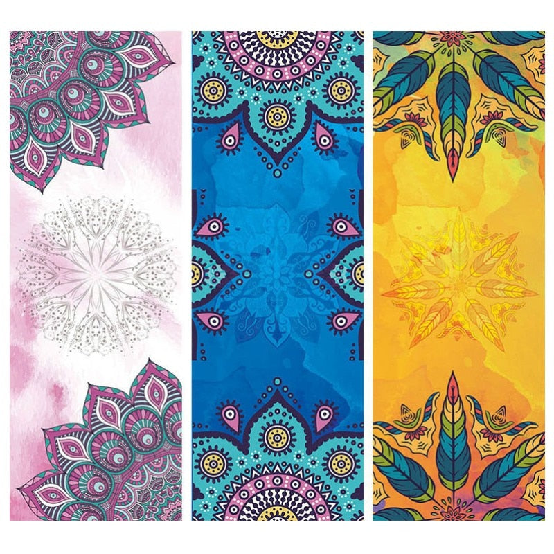 Colorful Yoga Size Mat Towels