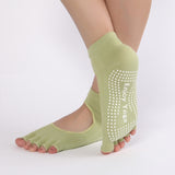 Green Yoga Socks
