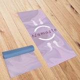 Purple Namaste Yoga Mat