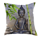 Hand Sewn Buddha Zen Cushion Cover