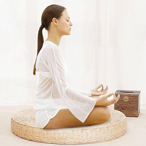 Round Meditation Tatami Cushion