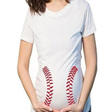 Maternity Printed White Top