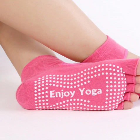 Red Yoga Socks